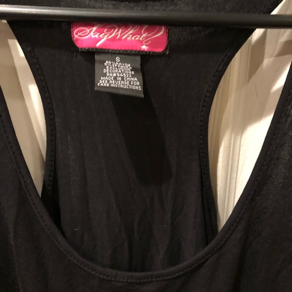 Rhinestone cross tank top - Picture 2 of 2